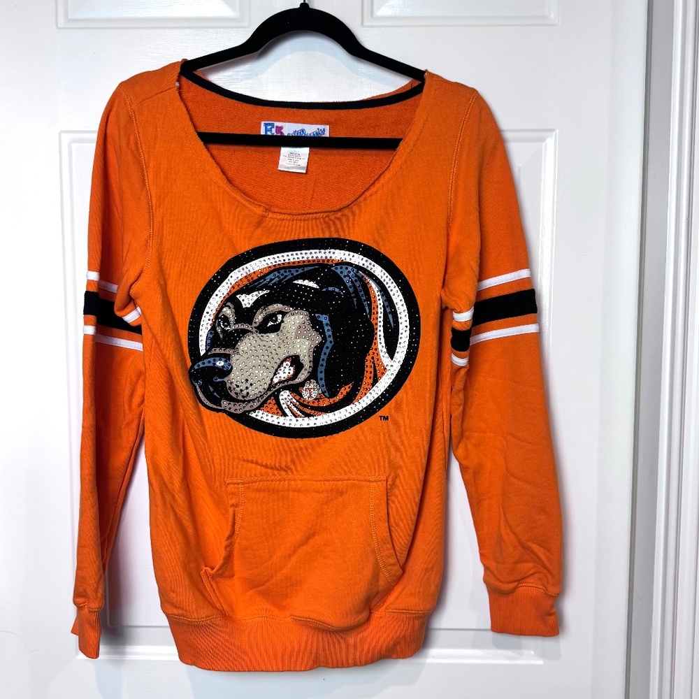 College Classics Scoop neck UT GBO Smokey Lightweight Sweatshirt Sparkly